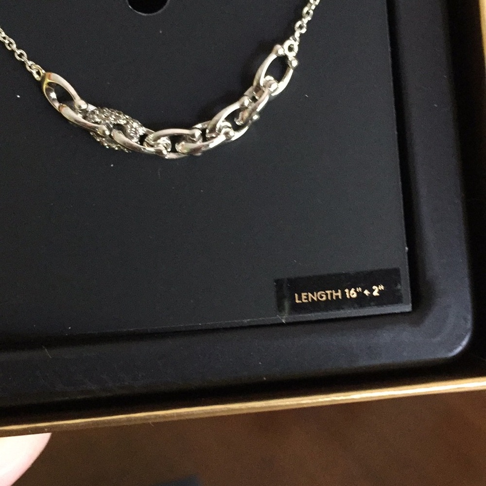 BOXED Coach Signature Link Necklace - Picture 4 of 6